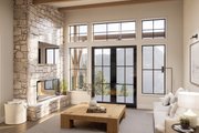 Cabin Style House Plan - 3 Beds 2 Baths 1378 Sq/Ft Plan #1114-6 