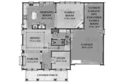 Traditional Style House Plan - 4 Beds 4 Baths 3367 Sq/Ft Plan #20-1841 