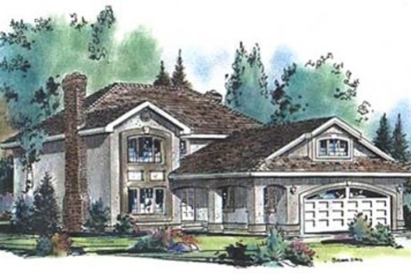 Traditional Style House Plan - 4 Beds 2.5 Baths 1938 Sq/Ft Plan #18-9108