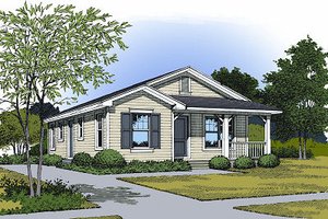 Traditional Exterior - Front Elevation Plan #417-103