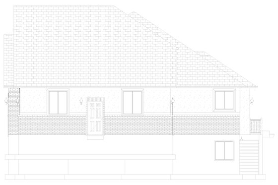 Exterior - Other Elevation for Traditional House Plan #1060-216 - 3 bed, 2.5 bath