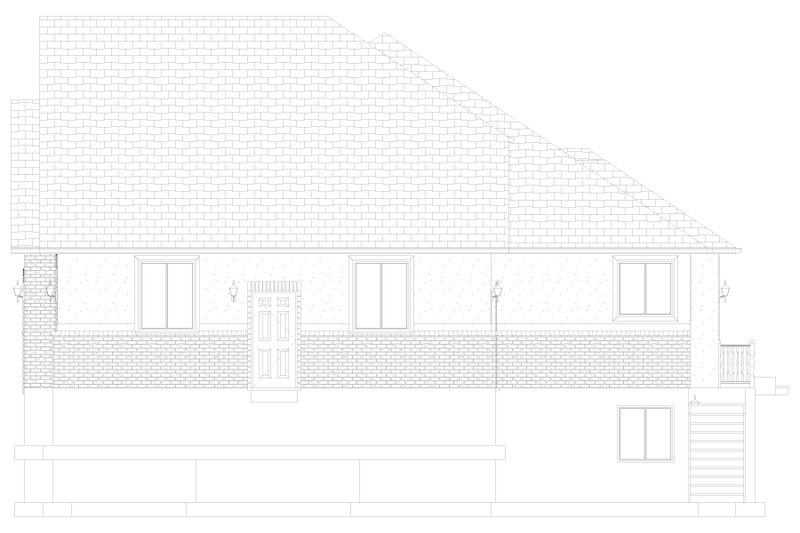 Dream House Plan - Exterior - Other Elevation for Traditional House Plan #1060-216 - 3 bed, 2.5 bath