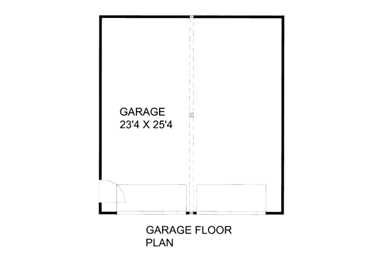 Architectural House Design - Floor Plan - Main Floor for Traditional House Plan #117-665, 0 bath