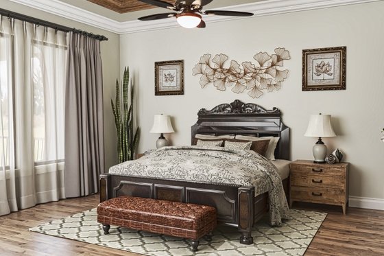 Interior - Master Bedroom for Farmhouse House Plan #54-488 - 3 bed, 3.5 bath