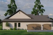 Mediterranean Style House Plan - 4 Beds 3 Baths 3118 Sq/Ft Plan #923-353 