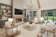 Farmhouse Style House Plan - 5 Beds 3.5 Baths 3500 Sq/Ft Plan #430-406 Interior 