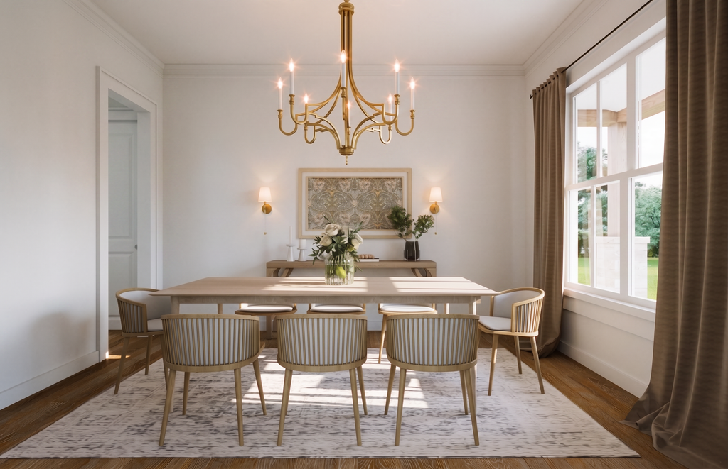 Interior - Dining Room for Farmhouse House Plan #1117-48 - 3 bed, 3 bath