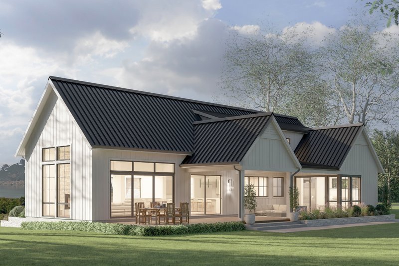 Home Plan - Exterior - Rear Elevation for Farmhouse House Plan #1114-82 - 4 bed, 2.5 bath