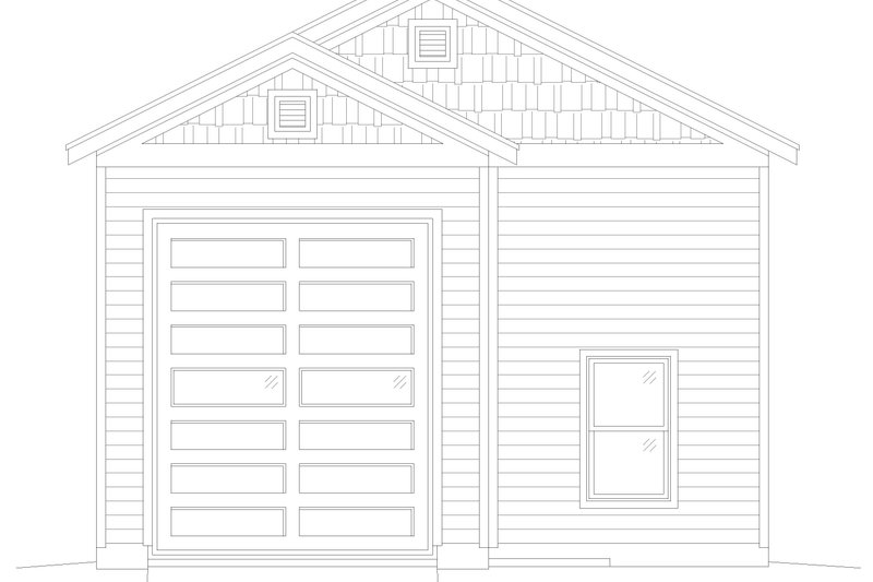House Plan Design - Exterior - Front Elevation 3 for Traditional House Plan #932-708, 0 bath