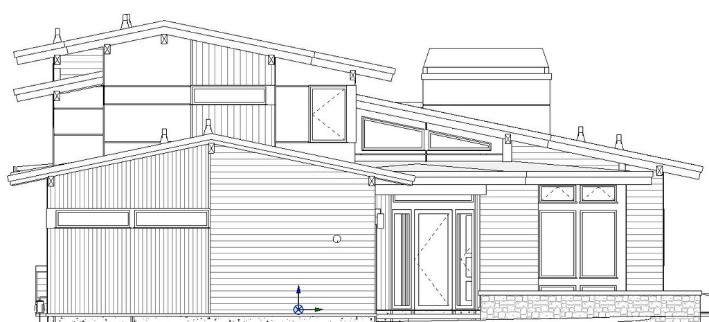 Exterior - Other Elevation 3 for Modern House Plan #895-172 - 4 bed, 2.5 bath