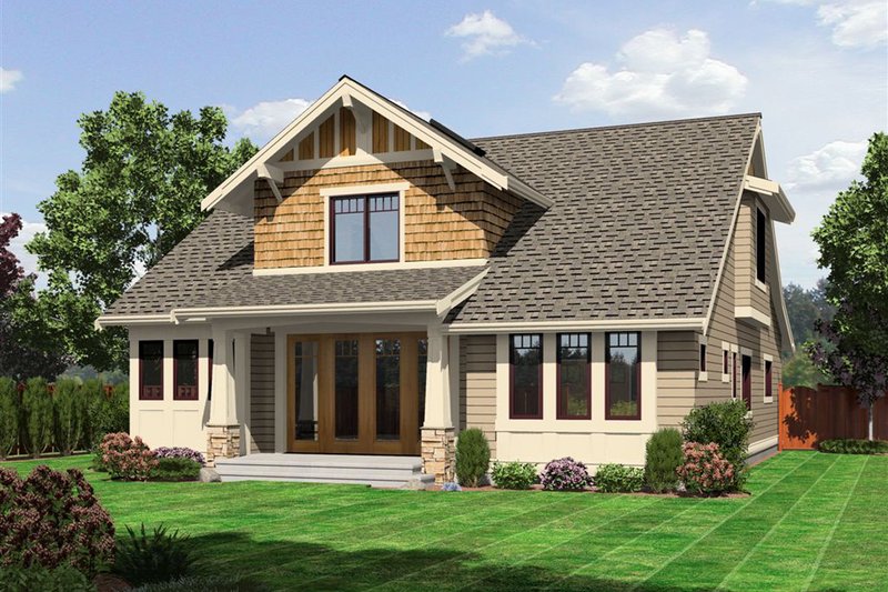 Craftsman Style House Plan - 3 Beds 2.5 Baths 1884 Sq/Ft Plan #132-209 ...