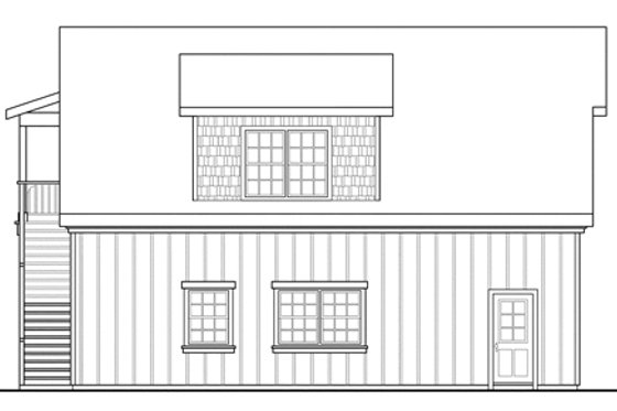 Exterior - Other Elevation for Traditional House Plan #124-896, 0 bath