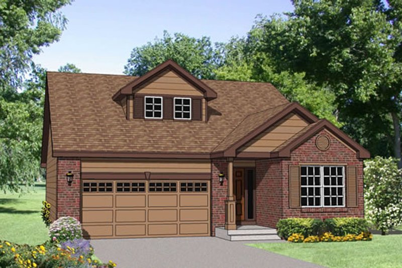 Traditional Style House Plan - 3 Beds 2.5 Baths 1756 Sq/Ft Plan #116-256