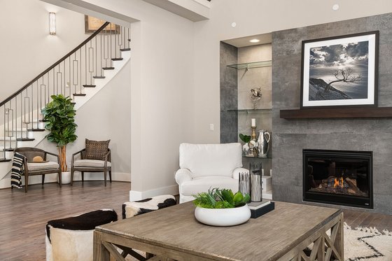 Interior - Family Room 4 for Contemporary House Plan #1066-14 - 5 bed, 4.5 bath