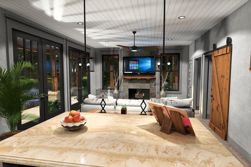 House Design - Interior - Kitchen 2 for Barndominium House Plan #120-291 - 4 bed, 2 bath