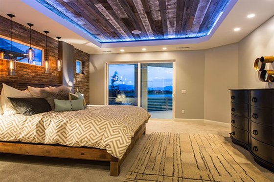 Interior - Master Bedroom for Modern House Plan #920-18 - 5 bed, 4 bath