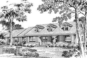 Traditional Exterior - Front Elevation Plan #417-209