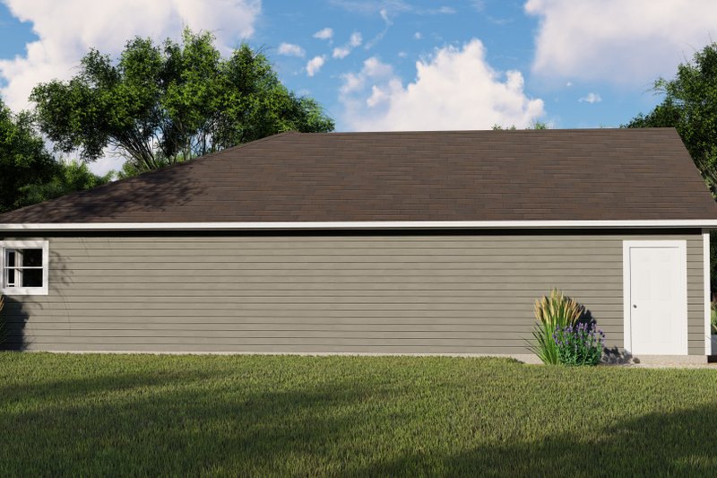 House Blueprint - Exterior - Other Elevation 1 for Craftsman House Plan #1064-60 - 3 bed, 2 bath
