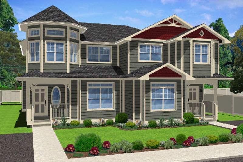 Home Plan - Victorian Exterior - Front Elevation Plan #126-168