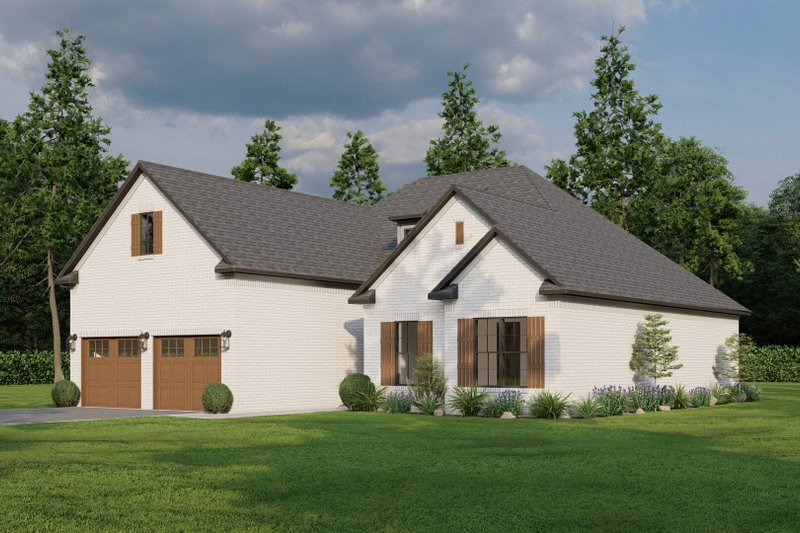 House Design - Ranch Exterior - Front Elevation Plan #923-93