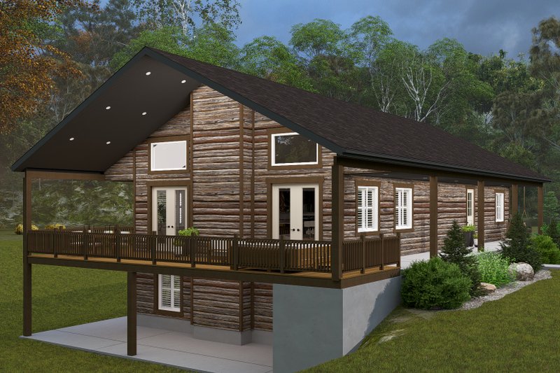 Home Plan - Cabin Exterior - Other Elevation Plan #1060-355