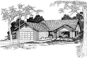 Modern Exterior - Front Elevation Plan #124-301