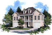 Traditional Style House Plan - 5 Beds 5 Baths 2977 Sq/Ft Plan #37-116 