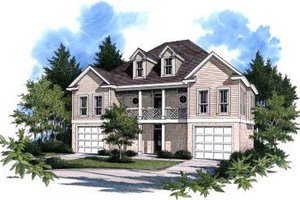 Traditional Exterior - Front Elevation Plan #37-116