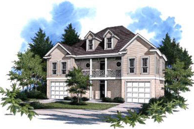 Dream House Plan - Traditional Exterior - Front Elevation Plan #37-116