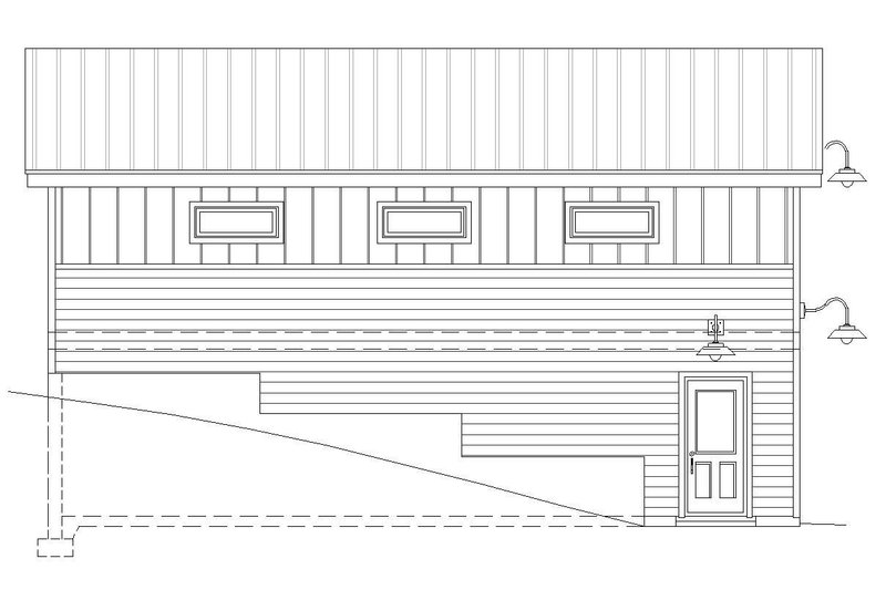 House Plan Design - Exterior - Other Elevation for Contemporary House Plan #932-187, 0 bath
