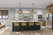 Mediterranean Style House Plan - 4 Beds 3.5 Baths 2987 Sq/Ft Plan #455-566 