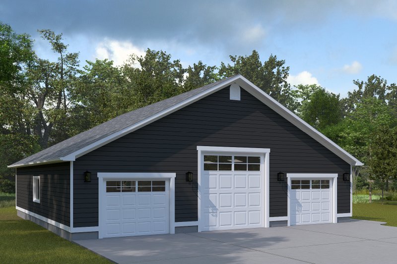 House Blueprint - Exterior - Front Elevation 4 for Traditional House Plan #1060-331, 0 bath