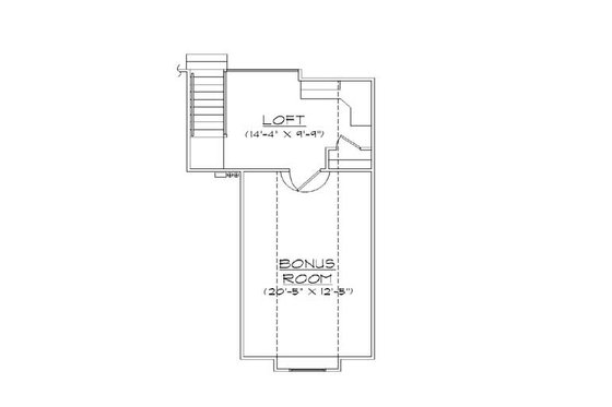 Floor Plan - Upper Floor for Traditional House Plan #5-379 - 5 bed, 3.5 bath