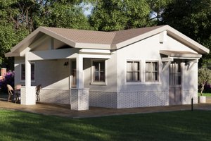 Traditional Exterior - Front Elevation Plan #1106-190