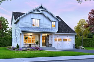 Farmhouse Exterior - Front Elevation Plan #51-1357