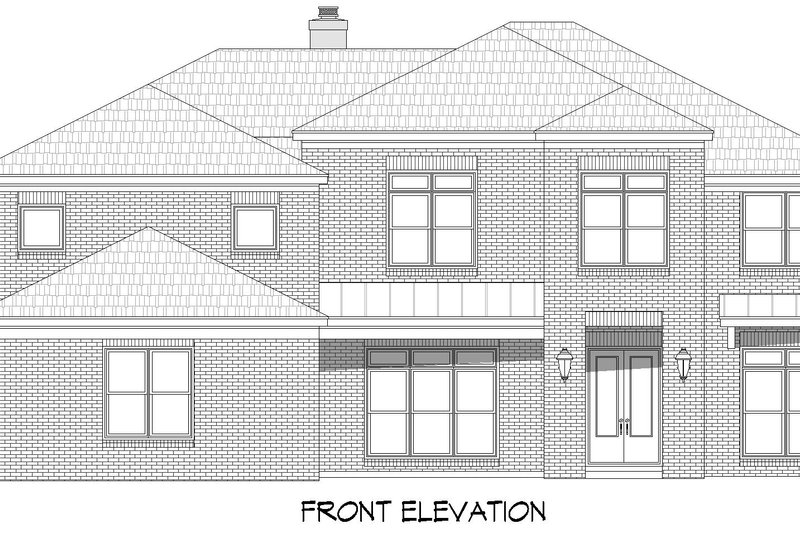 Dream House Plan - Exterior - Front Elevation 3 for Contemporary House Plan #932-923 - 5 bed, 4.5 bath