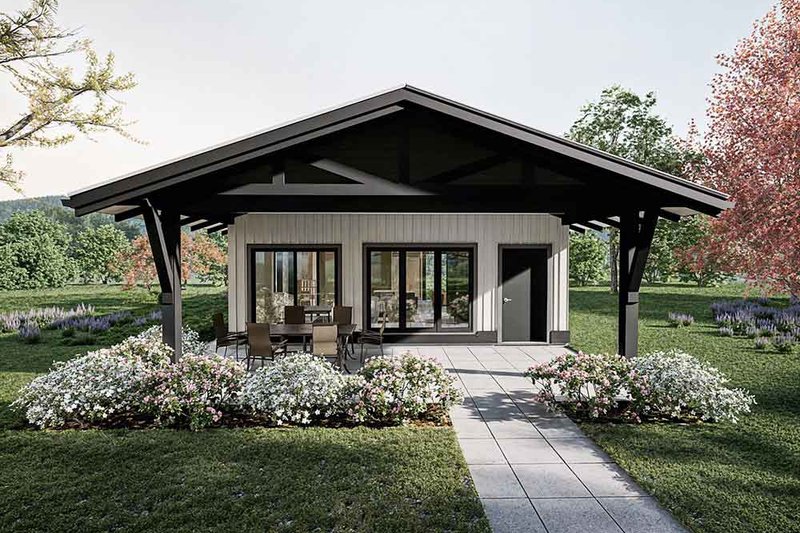 House Blueprint - Farmhouse Exterior - Front Elevation Plan #1101-52