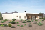 Adobe / Southwestern Style House Plan - 3 Beds 2.5 Baths 2015 Sq/Ft Plan #72-127 