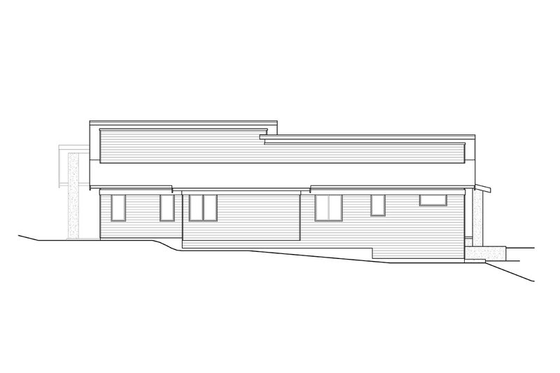 Home Plan - Exterior - Other Elevation for Modern House Plan #124-1283 - 3 bed, 2.5 bath