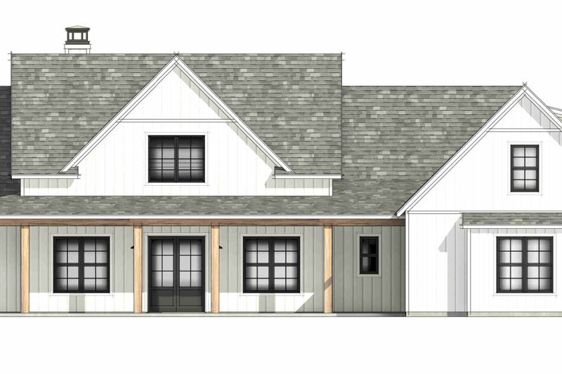 Architectural House Design - Exterior - Front Elevation 5 for Farmhouse House Plan #1096-156 - 5 bed, 4.5 bath