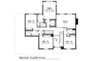 European Style House Plan - 4 Beds 3.5 Baths 3272 Sq/Ft Plan #70-501 