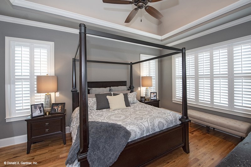 House Plan Design - Interior - Master Bedroom for European House Plan #929-915 - 4 bed, 3.5 bath
