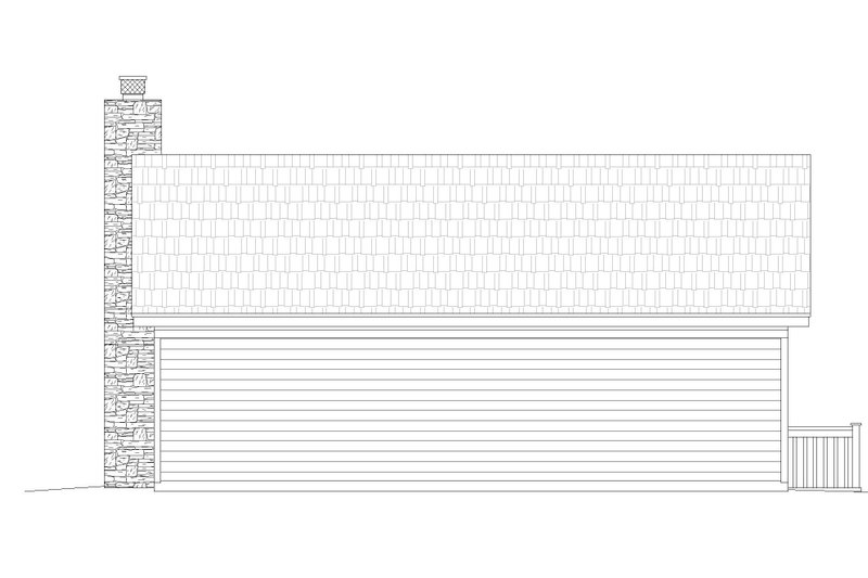 Dream House Plan - Exterior - Rear Elevation for Traditional House Plan #932-525 - 2 bed, 1 bath