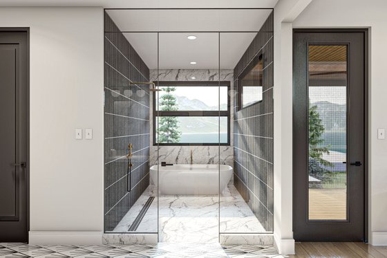 Interior - Master Bathroom 1 for Prairie House Plan #455-304 - 3 bed, 2.5 bath