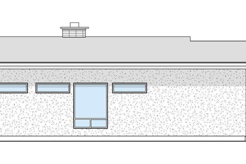 House Blueprint - Exterior - Other Elevation for Bungalow House Plan #1114-69 - 3 bed, 2 bath