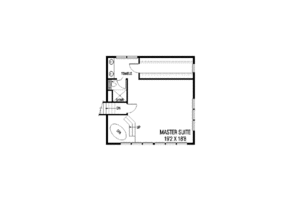 Floor Plan - Upper Floor for Modern House Plan #60-307 - 3 bed, 2.5 bath