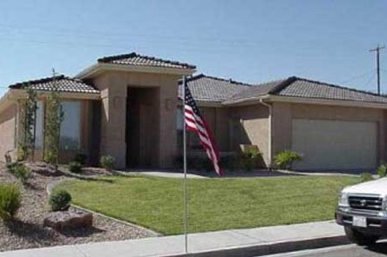 Exterior - Other Elevation for Adobe / Southwestern House Plan #24-191 - 3 bed, 2 bath