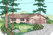 Traditional Style House Plan - 3 Beds 2 Baths 1309 Sq/Ft Plan #60-468 