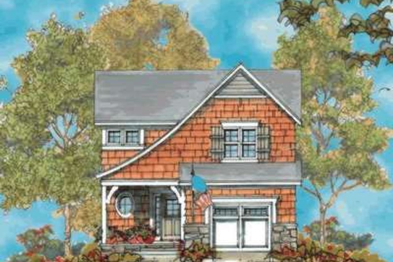 Dream House Plan - Bungalow Exterior - Front Elevation Plan #20-1739