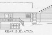 Ranch Style House Plan - 4 Beds 3 Baths 1376 Sq/Ft Plan #112-110 